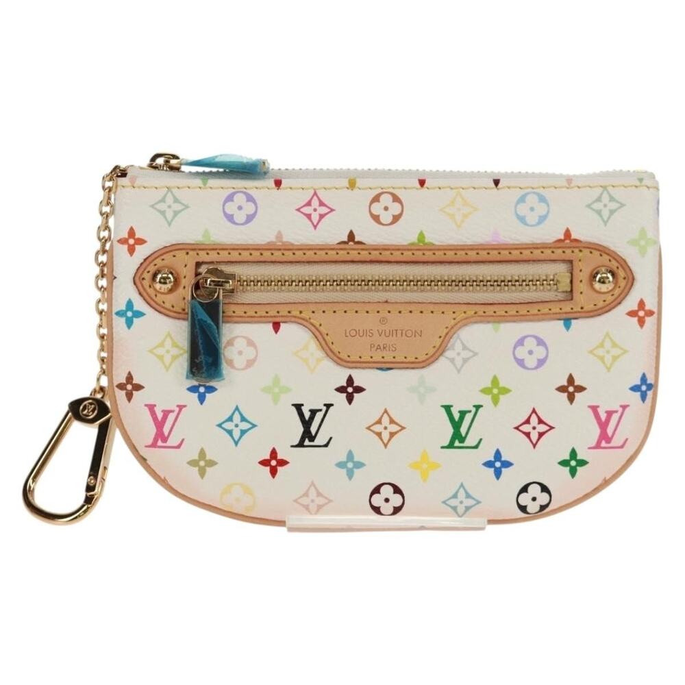 Louis Vuitton Monogram Multicolor Pochette MM Pouch White